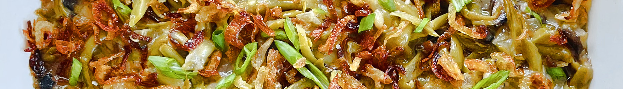 Ginger Green Bean Casserole